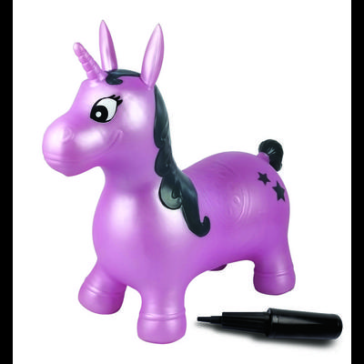 Aufblasbares springendes Pony Plüsch