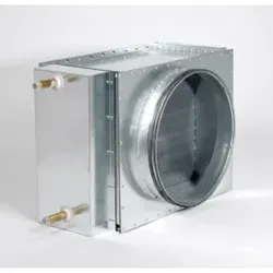Exhausto Wasserheizregister HW40001U0UC ? Ø400 mm ? extern ? unisoliert ? für Lü...