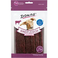 DOKAS 70 Gramm Hundesnacks Rindfleisch getrocknet 12 x 70 Gramm