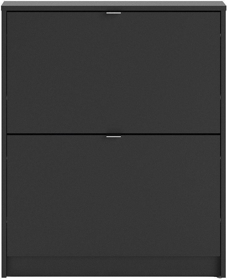 Ebern Designs Shoes 6 Pair Shoe Storage Cabinet Matte Black 6