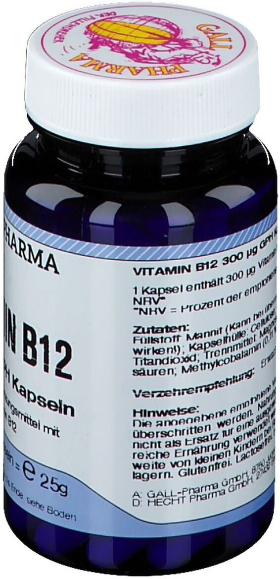 GALL PHARMA Vitamin B12 300 µg GPH Kapseln 90 St