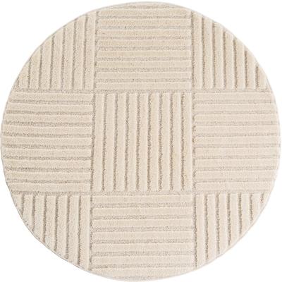 Ayyildiz Teppiche "ART 1123, auch als Läufer und in Rund erhältlich" rund 8 mm Höhe Boho Design, 3D Optik, Struktur Hoch Tief, skandinavisch, Wohnzimmer