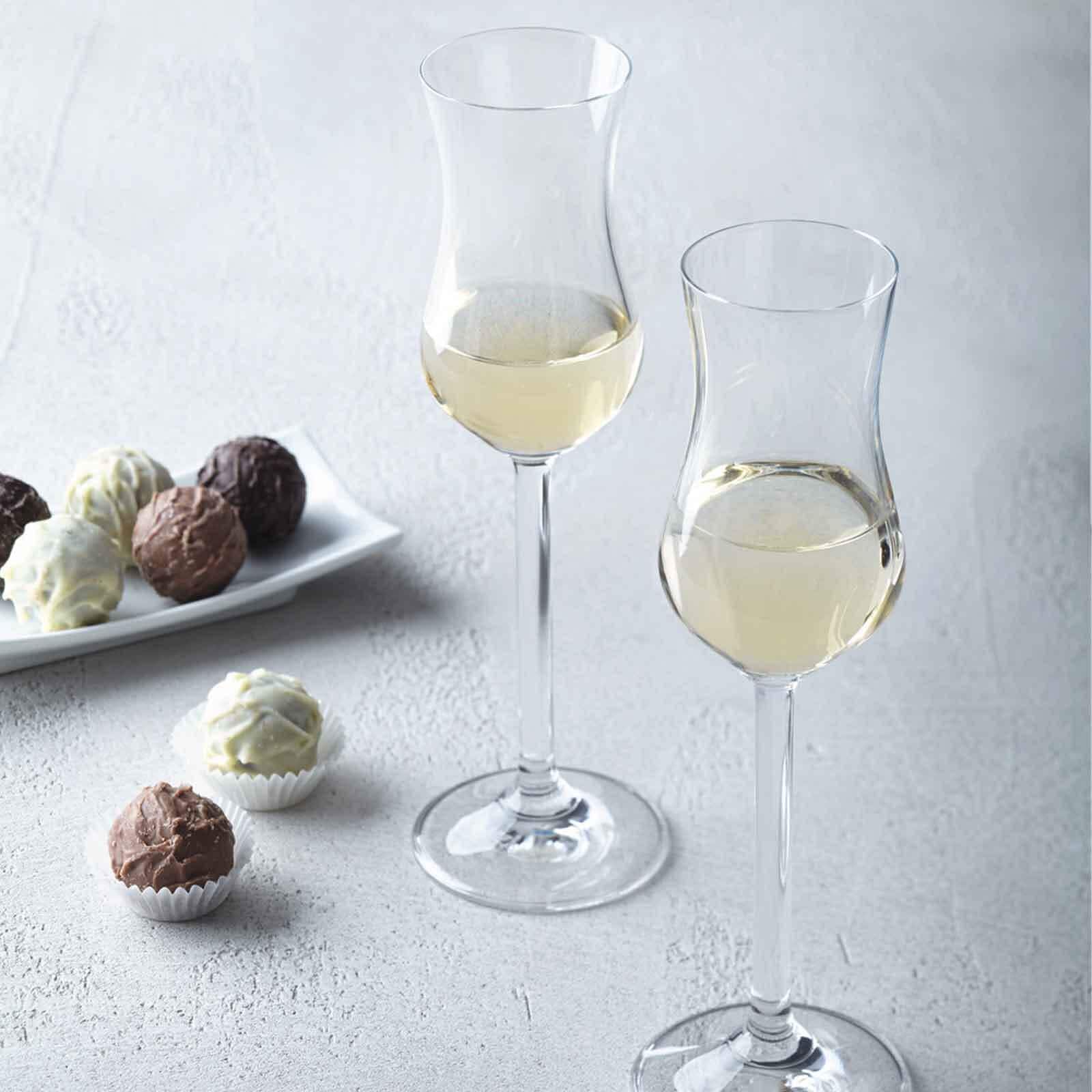 Schnapsglas LEONARDO "Grappagläser Daily 30 ml 6er Set transparent", bunt (transparent), Glas, Trinkgefäße, Schnapsglas