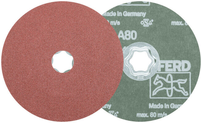 PFERD Disques fibre COMBICLICK CC-FS 125 A 80 (64190108)