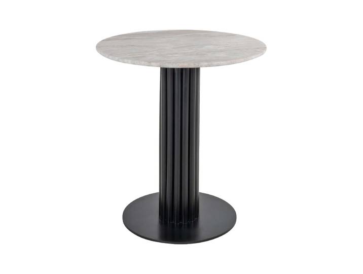 Runder Marmor Design Bistrotisch „Nyon“ Ø 75 cm Pink Richmond Interiors