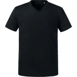Russell Herren Bio V-Ausschnitt T-Shirt R-103M-0 black S