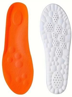 Uplifted Goods High Elasticity Latex Sport Insoles With Arch Support orange 3.5 4.5m 5 6w