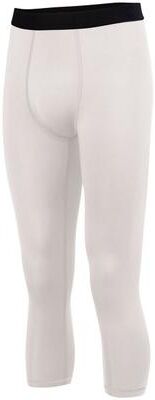 Augusta Sportswear AG2618 Hyperform Compression Tight in White size 3XL   Polyester Blend 2618