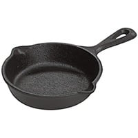 Mini Bratpfanne LMS3 mit Stiel schwarz, Ø 8,9cm