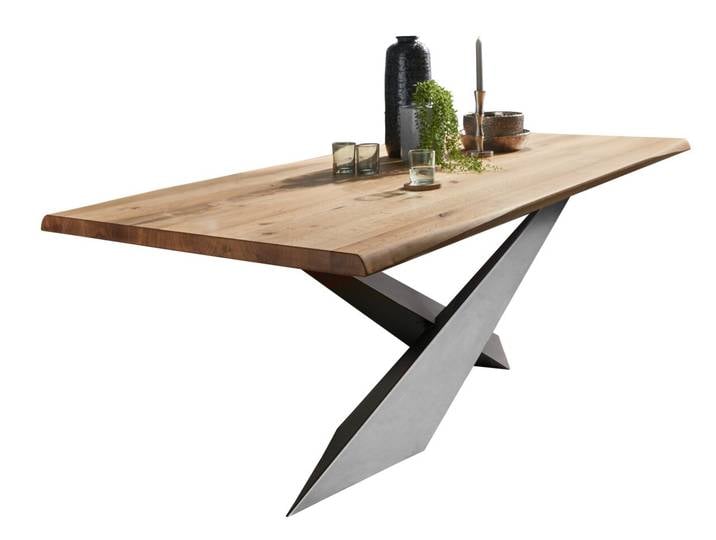Linea Natura Esstisch MATCH, wildeiche, Massivholz
