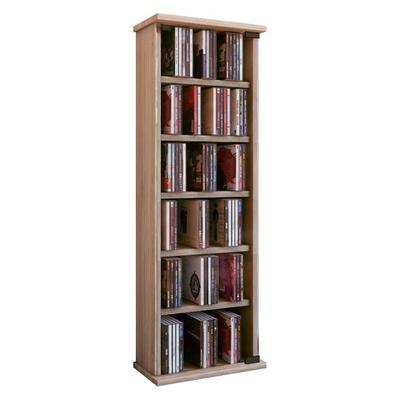 Holz CD DVD Stand Regal Schrank Vetro Glastür