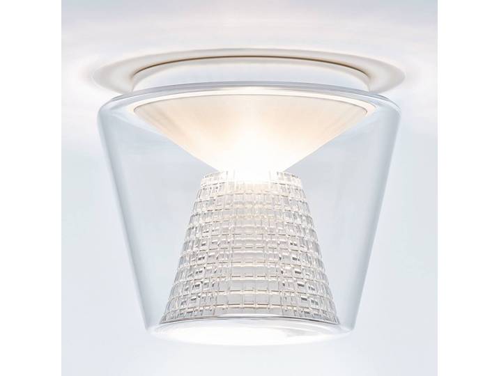 Serien Lighting Designer Deckenlampe Annex, dimmbar, klar / transparent, für Wohn- / Esszimmer, Glas, Design, Deckenlampe