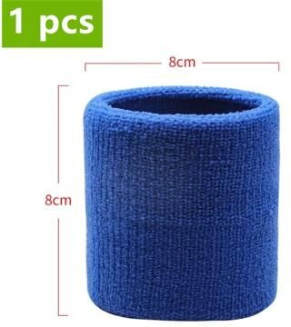 Uplifted Finds Wrist Support Band Sweat Absorbent Sport Wristband For Gym And Fitness blue