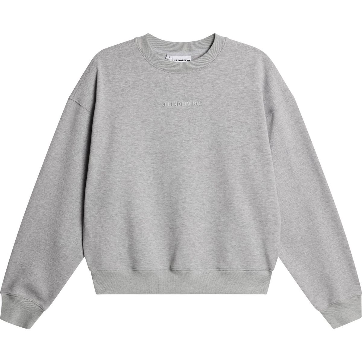 J.Lindeberg Cove Crew Neck light grey melange (U199) S BWJS15223-U199-S