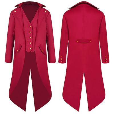 Herren Winterjacke Trenchcoat Umhang / Umhänge Party Halloween Herbst Winter Nylon Wasserdicht Oberbekleidung Bekleidung Modisch Cosplay Vintage-Stil
