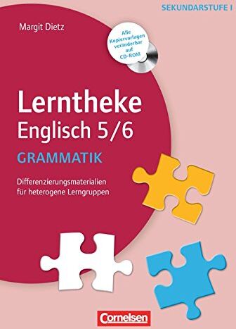 Margit Dietz - Lerntheke - Englisch: Grammatik: 5/6: Differenzierungsmaterialien für heterogene Lerngruppen. Kopiervorlagen mit CD-ROM - Preis vom 30.09.2026 09:01:18 h