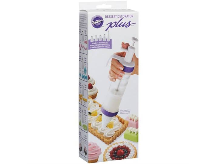 Diverse Spritze Wilton lilaweiss Kunststoff H 27.5 cm B 8.2 cm