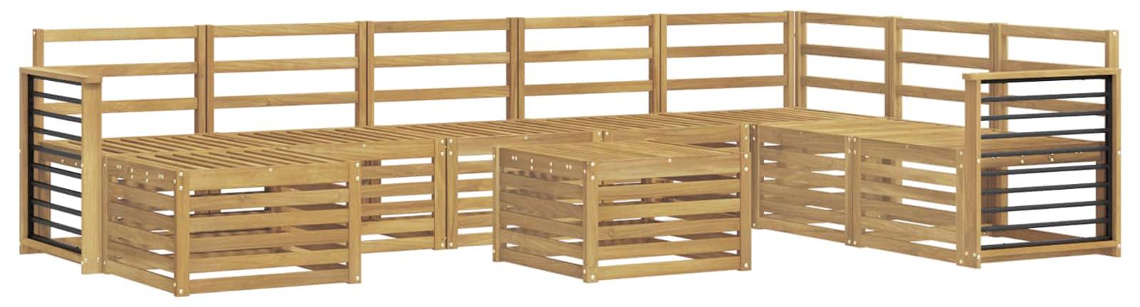 Sofagarnituren aus massivem Akazienholz