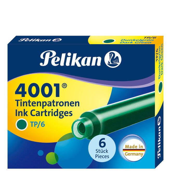 Pelikan Tintenpatronen für Füller dunkelgrün 400142563