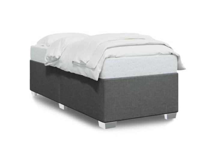 PUGYNBK Bettgestell aus Polyester, Dunkelgrau, 80 x 200 cm Lattenrost im Lieferumfang enthalten, stabile Beine, ohne Matratze, für Schlafzimmer