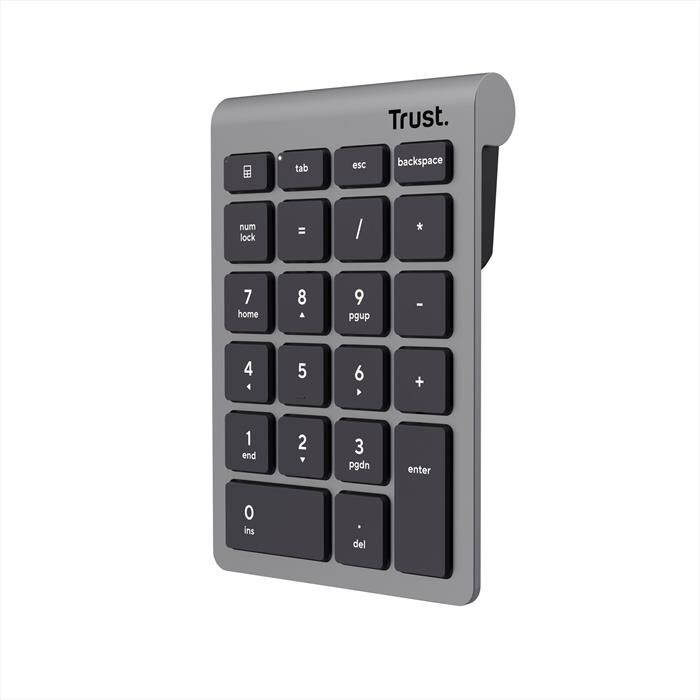 Trust Tastierino Numerico Wireless Xalas Wireless Numpad-grey/black