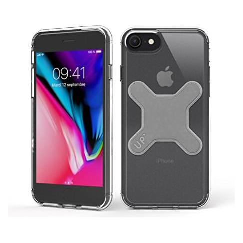 Exelium SCHUTZCOVER MIT LADEFUNKTION - MAGNETISCH - iPhone 8 - TRANSPARENT (Apple iPhone 8) (UPMAI8C)