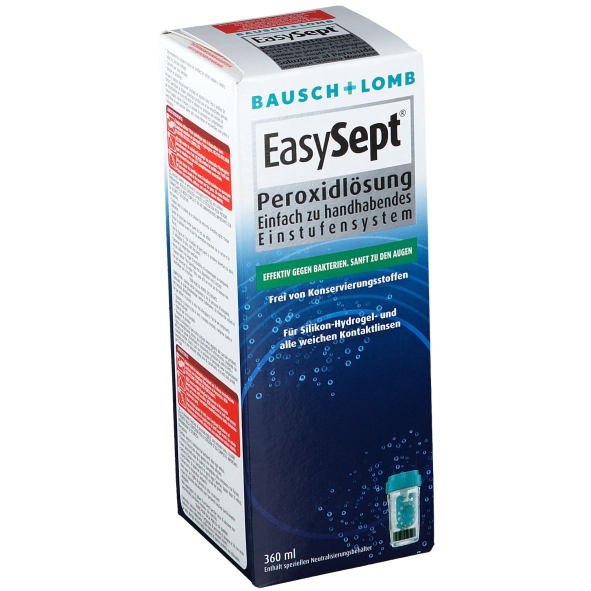 Easysept Peroxidlösung weiche Kontaktlinsen 360 ml Flaschen