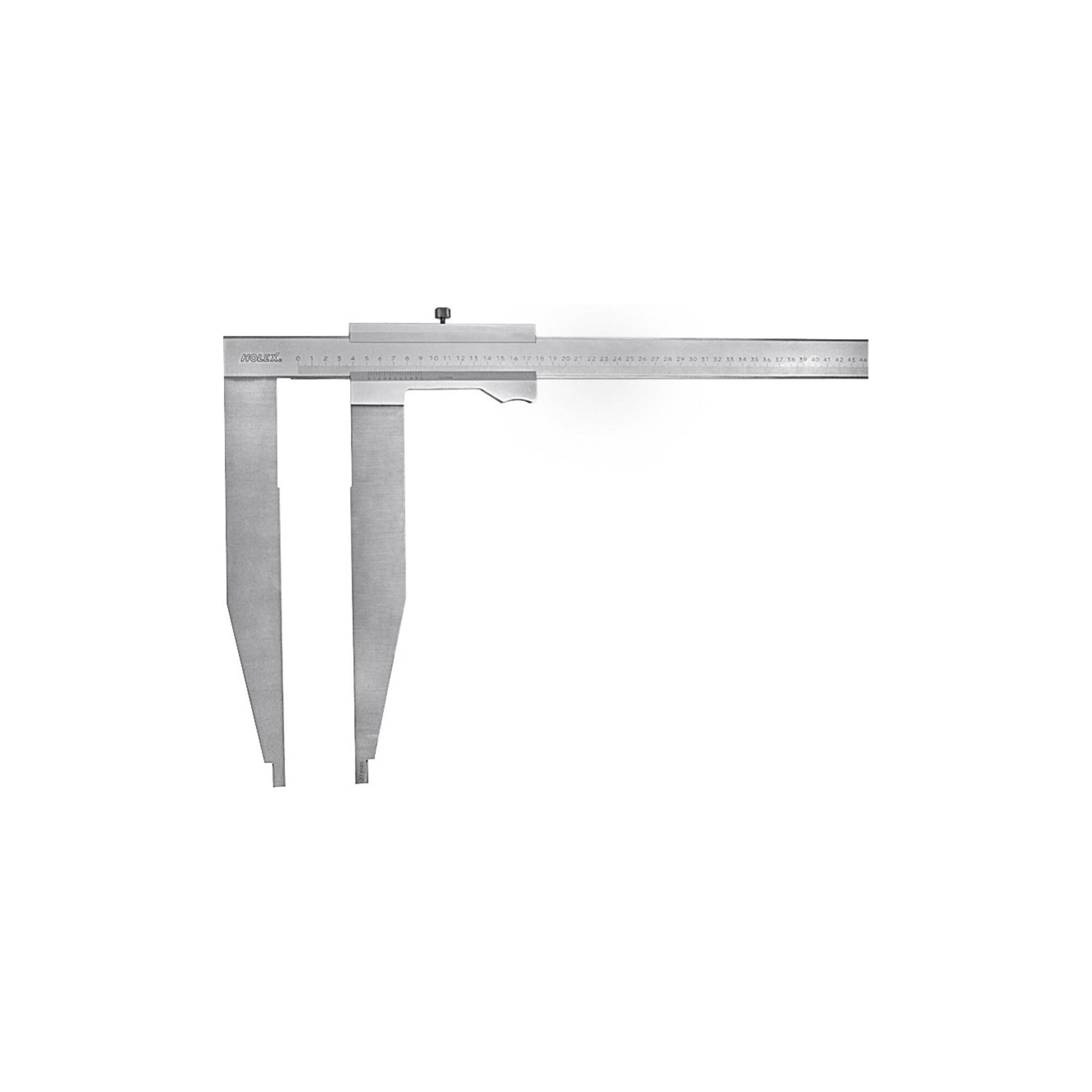 Holex Messschieber mit extra langen Messschnäbeln, Messbereich: 800 mm (415188 800)