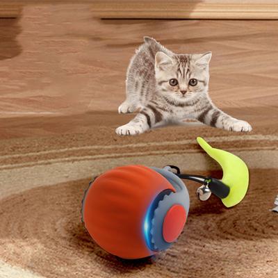 Youfap Market Electric Pet Smart Cat Ball Toy, Self Exciting, Bite Resistant Cat Toy For Boredom Relief red