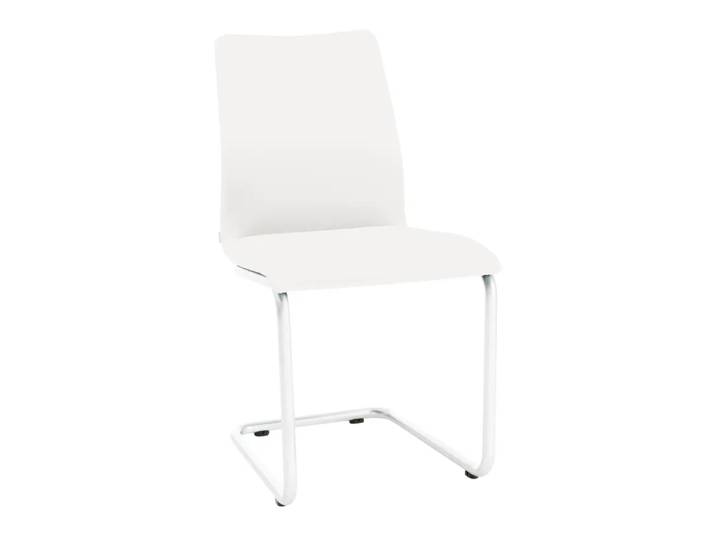 Freischwinger Leni, Willisau, decovin nappa, blanc, Textilleder