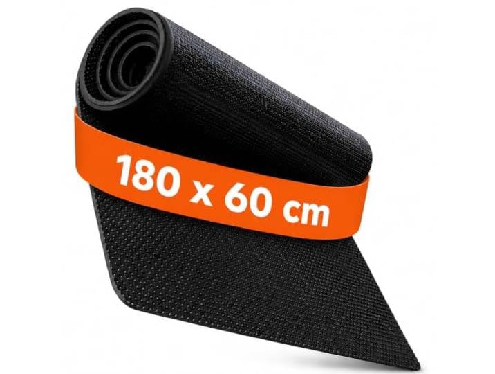 Relaxdays Tapis de Protection de Sol\, appareils de Fitness\, Noir 180 x 60 cm\, antidérapant\, insonorisant\, PVC