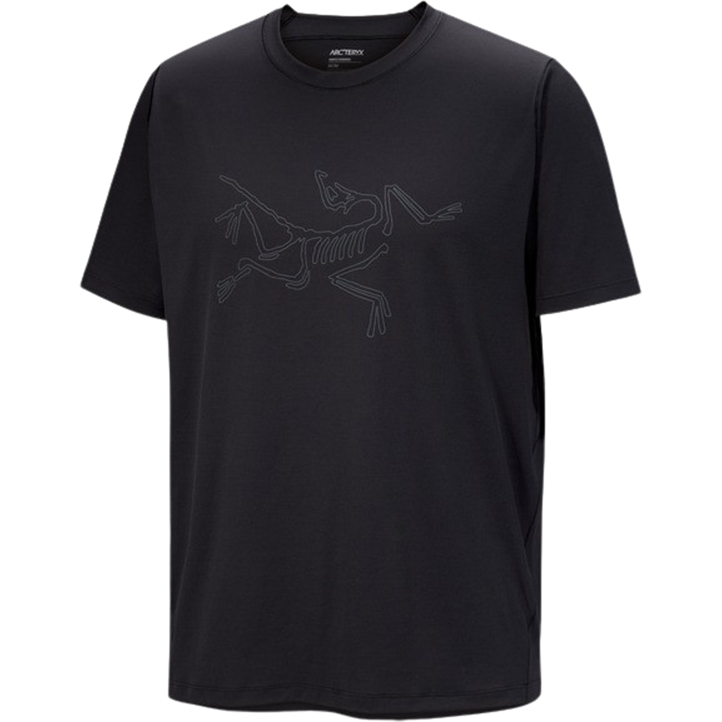 Arc'teryx Cormac Logo Herren Laufshirts schwarz Größe M Trekking Schnell trocknend