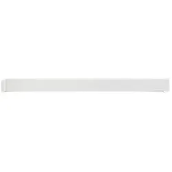 Moderne LED-Wandleuchte aus mattweißem Aluminium, 30 W, 3000 K, schlankes und elegantes Design für die Innenbeleuchtung – Perenz