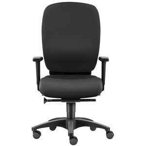 SITWELL-STEIFENSAND Bürostuhl Profi Office, schwarz, Stoff, mit Armlehnen, belastbar bis 120 kg