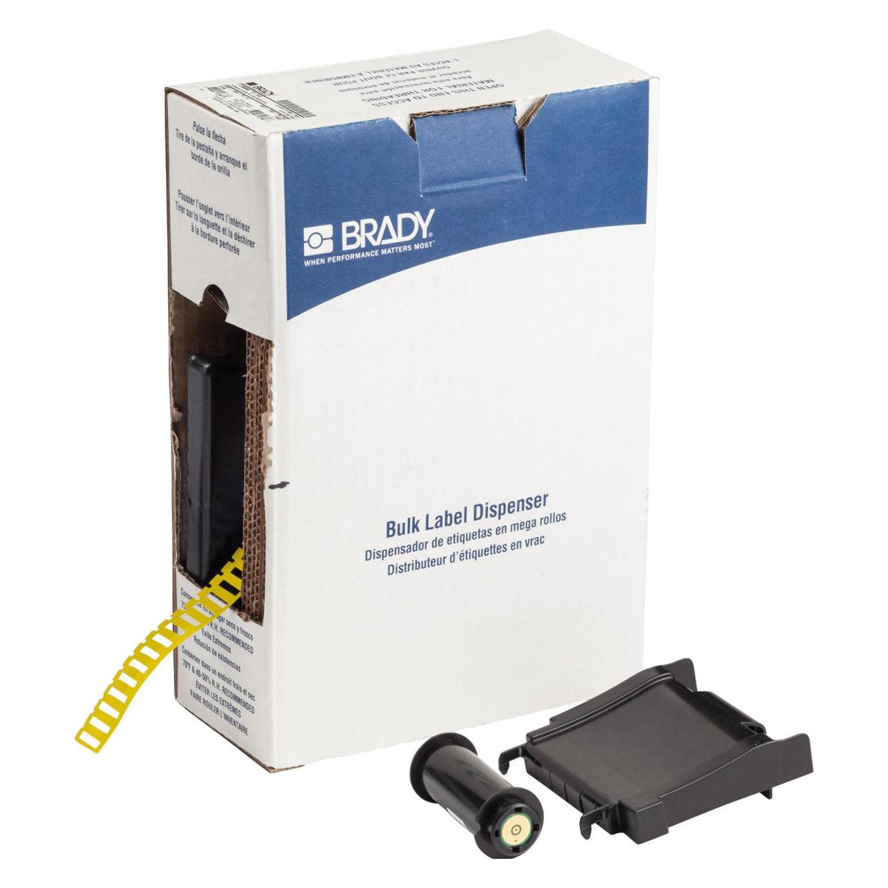 Brady BM-16x4.4-7696-YL, Durasleeve(R) Drahtmarkierereinschübe, PVC-Einschübe, Gelb, glänzend, 16. (BM-16X4.4-7696-YL)