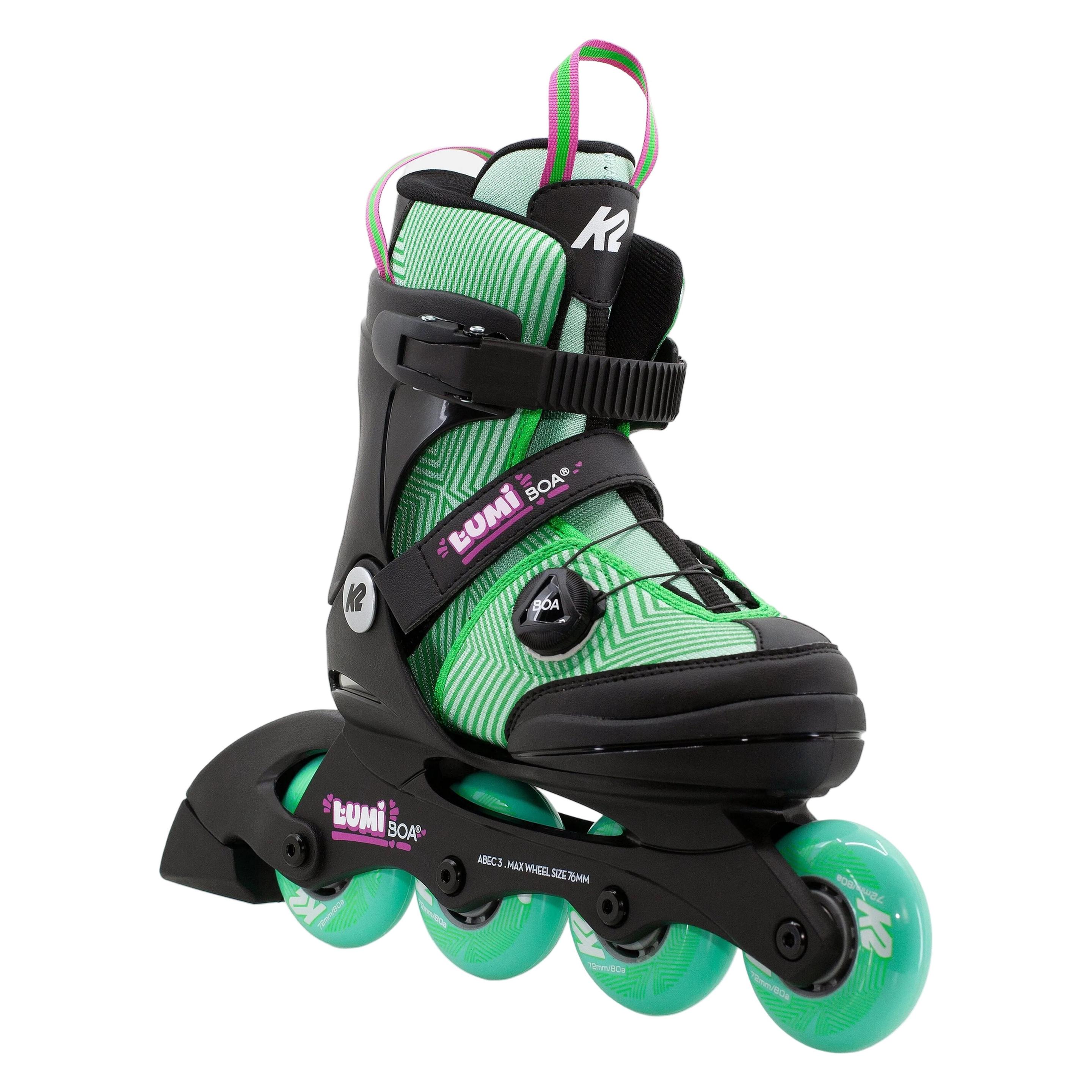 K2 Skates Inline Skates LUMI BOA Mädchen Inline Skates - Watermelon - 30M0721 (32, 33, 34, 35, 36, 37) (30M0721-1)