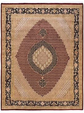 Overton Hand Knotted Wool Vintage Inspired Traditional Mogul Red Area Rug - 8 x 10