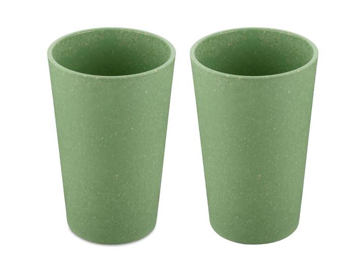 Becher-Set Koziol Grün Kunststoff H 12.2 cm 350 ml 2 Stk - Becher-Set