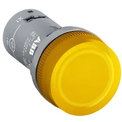 ABB CL2-506Y Meldeleuchte gelb 6,3VDC, mit fest integrierter LED ABB CombiLine Compact 2.Generation 1SFA619403R5063