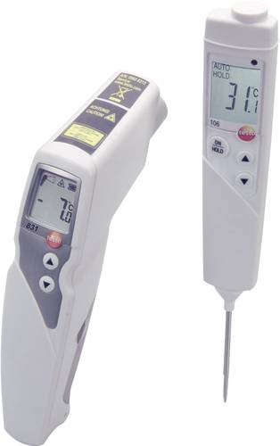 Testo 831 Set Infrarot-Thermometer Optik 30:1 -30 - +210°C Kontaktmessung