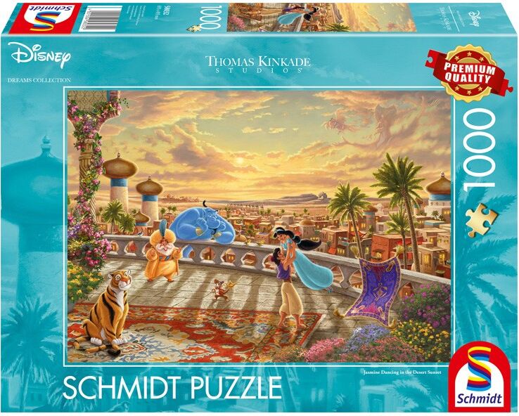 Puzzle Disney 1000 pcs Jasmine dansant dans le désert - Schmidt