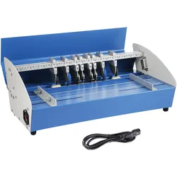 VEVOR Rillmaschine 520 mm, Elektrische Nutmaschine 540 mm x 370 mm x 230 mm, Creasing Maschine 220 V, Bürobedarf und Schreibwaren mit Rundpresstechnik, Falzmaschine für Dateien, Karten, A4-Papiere