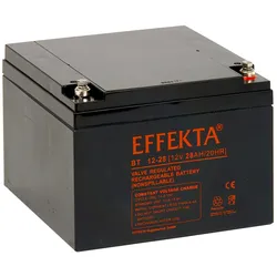Effekta BT 12-28 AGM Bleiakku 12V 28Ah – wartungsfreier VRLA-Akku