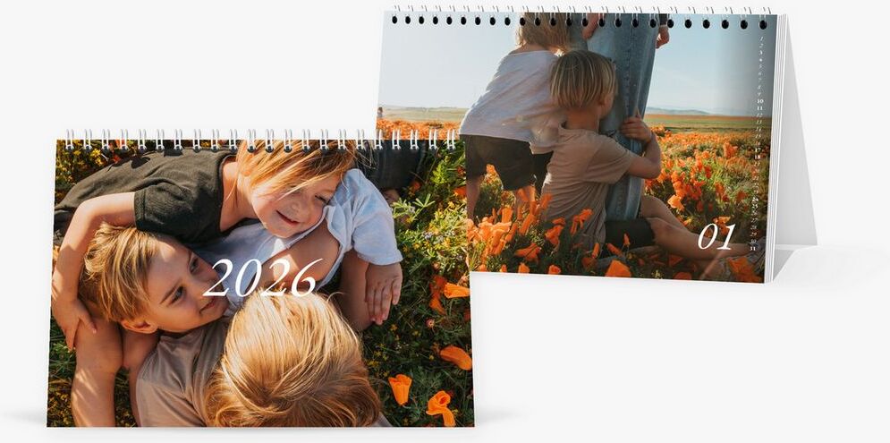 Myposter Tischkalender 2027 mit eigenen Fotos gestalten