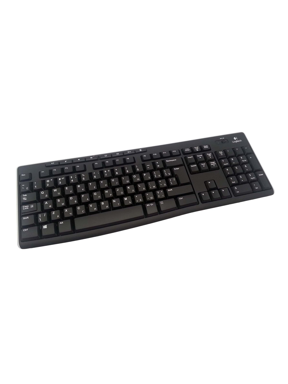 Logitech K270 Wireless Keyboard - UK - Tastatur - Englisch - Schwarz