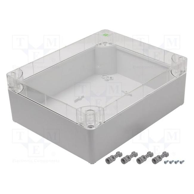 Elektro-Plast Gehäuse: universell X: 253mm Y: 313mm Z: 115mm INDUSTRIAL grau (Gehäuse) (2723-01)