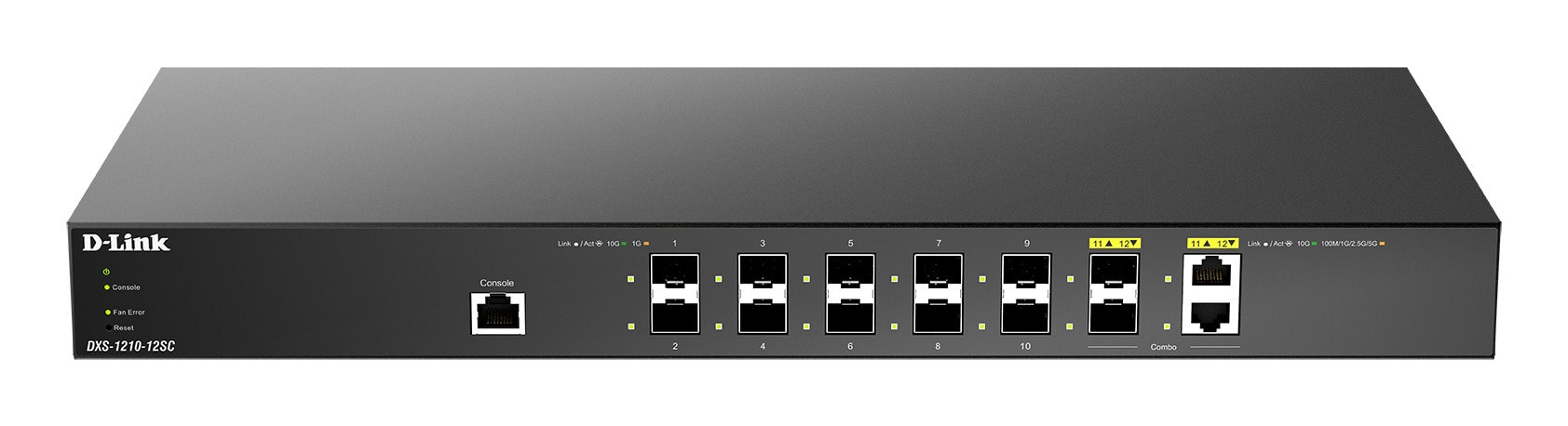 D-Link DXS-1210-12SC/E 10G Multi-Gigabit Smart Managed Switch