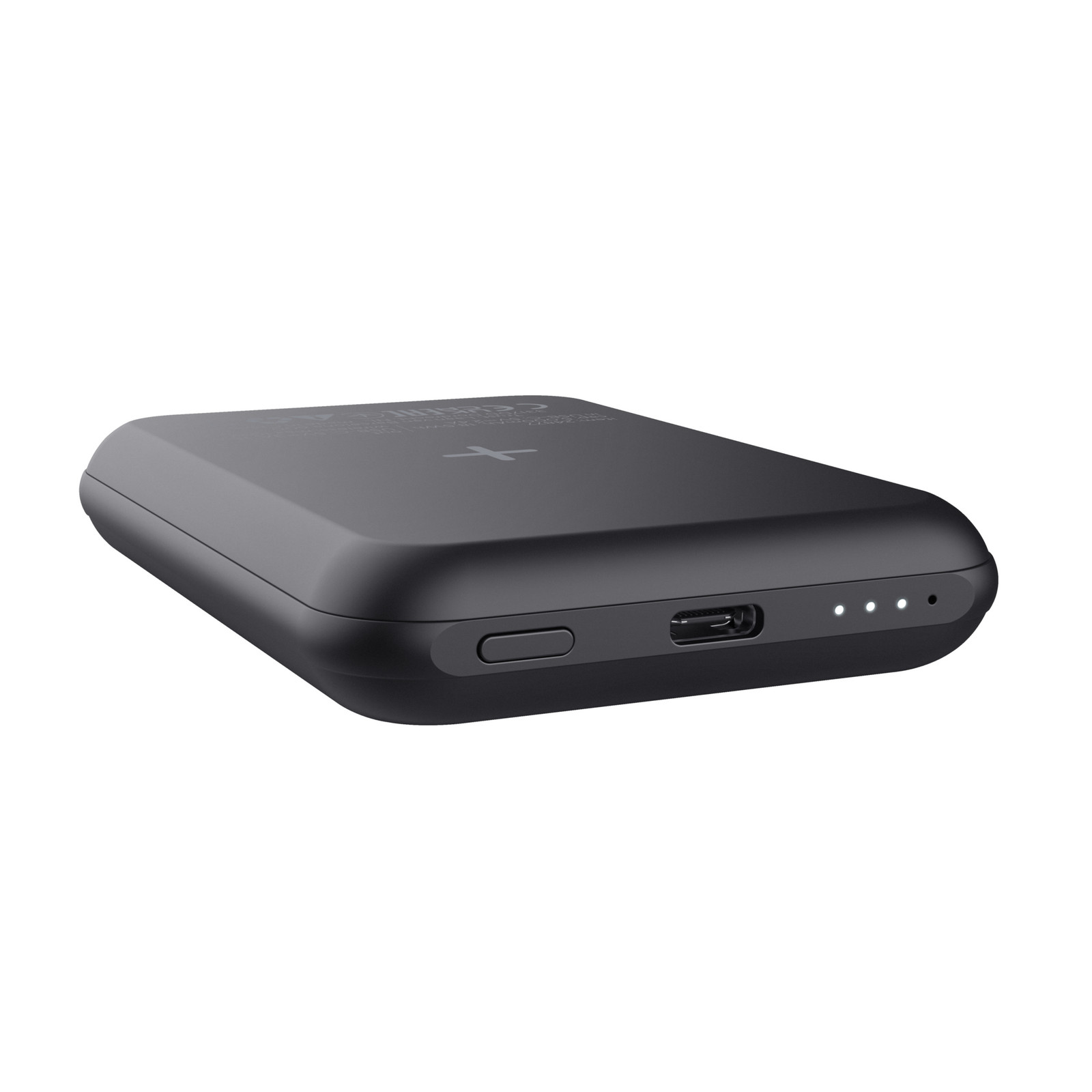 Trust Magno Powerbank 5000 mAh Lithium-polymeer met Draadloos opladen, Zwart