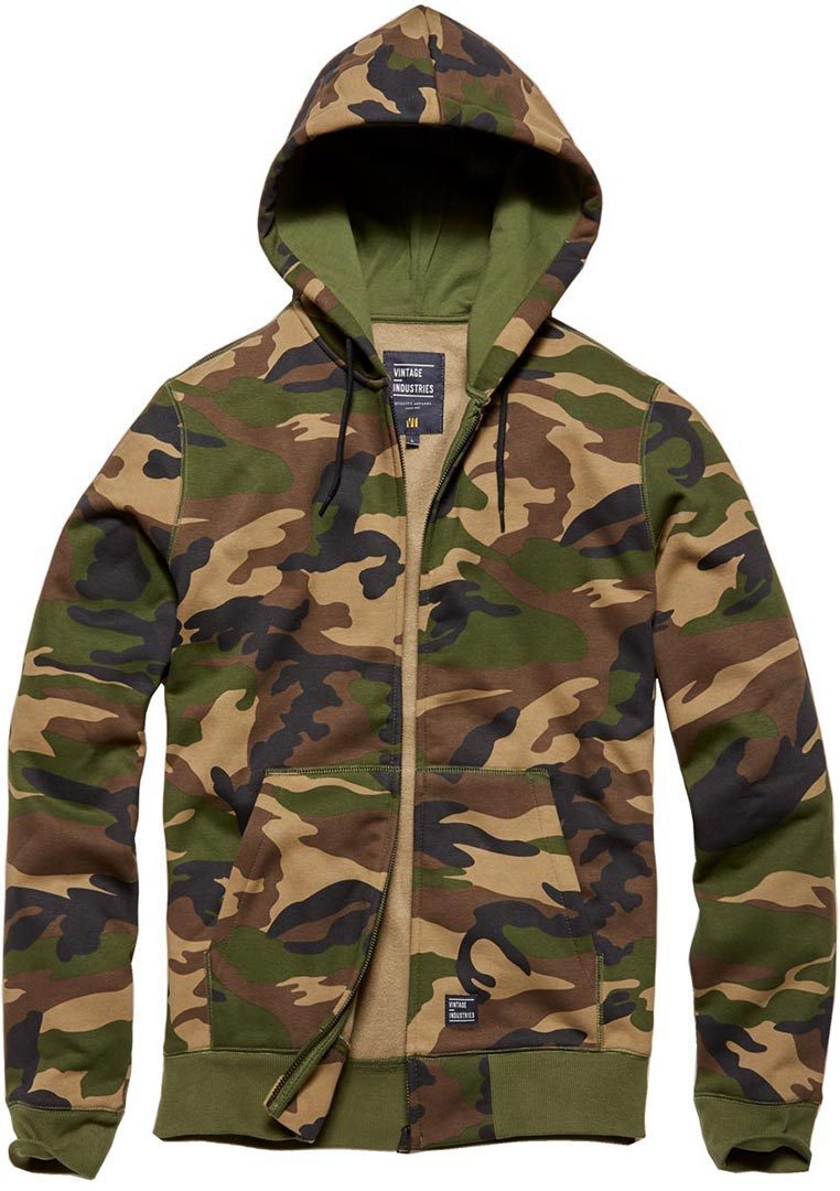 Vintage Industries Redstone Kapuzensweatshirt 3013P-woodlandcamo-M