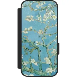 Nivocase Klapphülle für Google Pixel 10a Handyhülle aus Kunst Leder NIVOflip schwarz Kunst Malerei Vincent (Google Pixel 10a), Smartphone Hülle, Schwarz